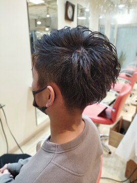 エイチエアー アルファ H'air alfa つつじヶ丘北口店 アシンメトリー