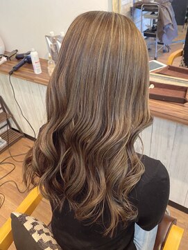 ヘアークルーズピース (hair cruise Piece) ナチュラルハイライト×こっくりカラー