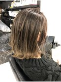 20代＿大人可愛いミディアムボブ＿アッシュブラウン_55