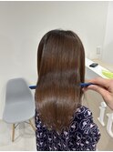 髪質改善縮毛矯正+髪質改善トリートメント