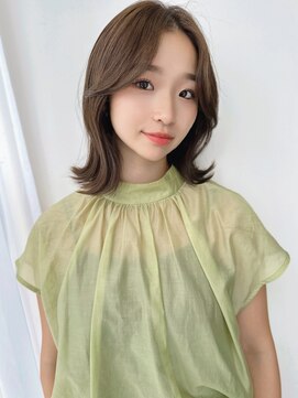 シェノン 夙川(CHAINON) 20代30代/美髪切りっぱなしボブ/エアリーロング/ピンクブラウン