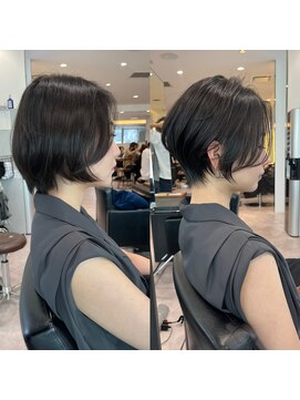 アンド ストーリーズ(&STORIES) 前下がりショート/前髪/絶壁解消/小顔効果/30代/40代【橋本】