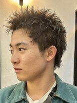 カムジーヘッドカミノウラ(COMEGHEAD KAMINOURA)&nbsp;ビジネスショートメンズマッシュツイストパーマツーブロック