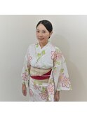 浴衣着付けとヘアセット