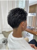 スパイキーショート/メンズカット/ローフェード/尼崎/立花