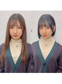 切りっぱなしボブ/レイヤー/ウェーブミディアム/似合わせカット