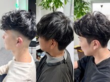 男性の方も大歓迎！【自宅でのスタイリングを楽にしながらお洒落感アップのパーマスタイルも】