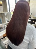 透明感カラー×髪質改善