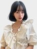 カット＋透明感ケアカラー＋W炭酸高保湿トリートメント ￥13,200