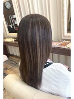 ヘアデザインスペース イチエ(hair design space i chi e) 立体感◎3Dハイライトで魅せるセミロングスタイル