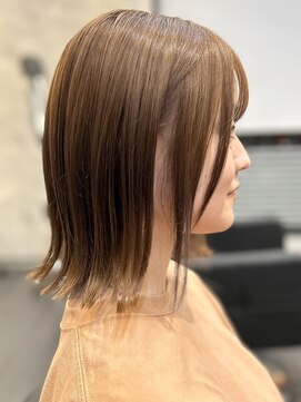 アグ ヘアー フォーキー 焼津店(Agu hair Forky) 切りっぱなしボブで抜け感アップ！焼津／静岡/藤枝/ボブ