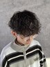 [cura]  men’s限定　カット&パーマ&TR　￥16000 新規￥12000