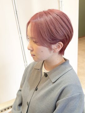 アンリー(Anree) ◆ハンサムショート×ハイトーンショートピンクカラー