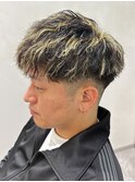 ツイストパーマ/ハイライト/メンズパーマ