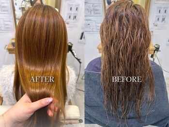 ジャドール(J'ADORE)の写真/髪に優しい酸性ストレート取扱い店/クセ毛やダメージ毛でケアを諦めた方にも◎好印象間違いなしのスタイル