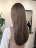 【まとまる艶髪◎】自然な縮毛矯正ストレート+リペアトリートメント