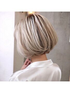 アンサ 長岡天神店(ANSA) ブロンドカラー/ボブ/レイヤーボブ/ブリーチ/ハイトーン