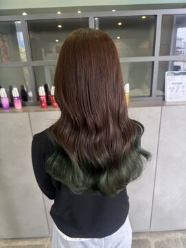 ステレオ ヘアデザイン 安城店(STEREO HAIR DESIGN) 推しカラー☆Green
