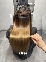アクロマティック 南松本(Achromatic) ハイクオリティ髪質改善縮毛矯正【ブリーチ毛】