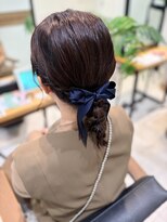 ケンジ 南林間(KENJE)&nbsp;大人可愛いゆる編みおろしアレンジ