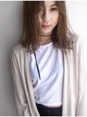 〔people〕切りっぱなしの質感プラス毛先パーマスタイル
