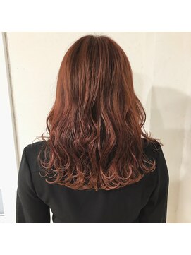 アンフィドットドゥルドゥ(AnFye.dueldo) 【AnFye.dueldo 】ウェーブロング × ディープレッド