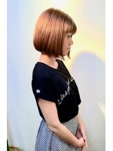 ヘアーデザイン アブー(hair design A BOO)&nbsp;ガーリーキューとボブ☆