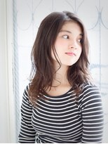 ヘアアンドメイク エジェリ(hair&make egerie) 抜け感ラフミディ インナーカラー 恵比寿