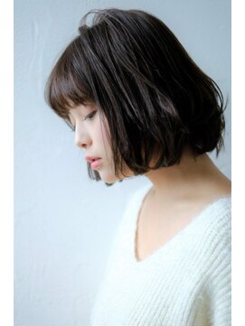 シャル 船橋(shalu) ～簡単スタイリング☆切りっぱなしボブ☆大人かわいい～