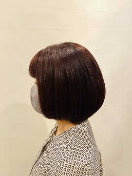 六本木美容室 西麻布店 カシスブラウンスタイル