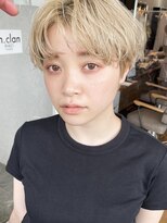 エルランカ(L.lanka)&nbsp;ハンサムショート/ニュアンスパーマ/ベージュカラー/マッシュ