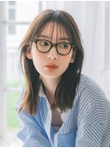 シースルーバング/切りっぱなしボブ/エアリーロング/美髪