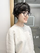 ニカ(NICA) 【NICA】刈り上げショートショートボブミニボブパーマ ▽中山