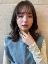 ビュートリアム265(BEAUTRIUM 265)&nbsp;ミディアム/くびれレイヤー/レイヤーカット/顔周りカット/銀座