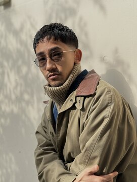 メリケンバーバーショップ フクオカ(MERICAN BARBERSHOP FUK) メンズカットマッシュパーマカルマパーマフェードツーブロック