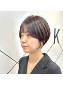 大人美人ショート/丸みショートボブ/ショート/ショートボブ