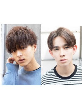 韓国マッシュからセンターパートまで☆技術力の高いスタイリストが、多彩なデザインをあなたに似合わせる！