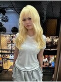【RITZY】抜きっぱなしブリーチ☆ブロンド☆金髪☆韓国スタイル