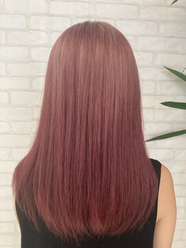 ビス ヘア アンド ビューティー 西新井店(Vis Hair＆Beauty) 艶感ピンクベージュ小顔ルーズくびれミディ