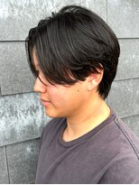 ヒュイル バイ ニアウ(Hwyl by Niau)&nbsp;メンズマッシュセンターパートスパイラルパーマニュアンスパーマ