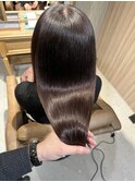 同日施術!髪質改善縮毛矯正艶カラー