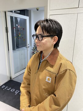 ユーフォリア 渋谷グランデ(Euphoria SHIBUYA GRANDE) メンズカット メンズヘア センターパート