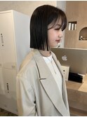 【 YUCCA 】大人可愛い20代30代40代/ぱつボブ/オリーブカラー