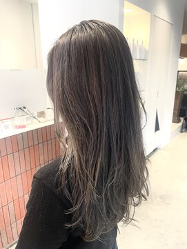 ナンバースリー 溝の口店(Number Three) ハイライトカラーくすみベージュ【N°3溝の口】