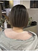 ボブに合う馴染ませハイライト