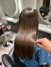 カット+髪質改善縮毛矯正+ULTOWAトリートメント＋マイクロバブル￥26000