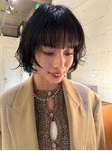 ボブパーマボブニュアンスパーママッシュボブショートボブ