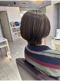 グレージュカラー＆ショートカットを上大岡でならシャルムで！