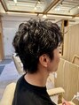 エテバイリリア メンズサロン 堺市駅前店(ete by LILIA.)&nbsp;ナチュラルなニュアンスパーマで朝のスタイリングが簡単に