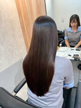 プレバイイオエ 三宮店(pre. by ioe) 髪質改善/ココアベージュ/小顔カット/縮毛矯正／レイヤーカット